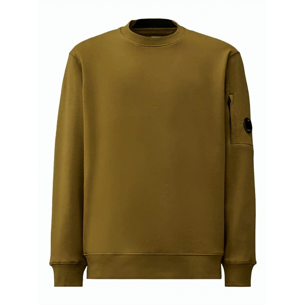 C.P. COMPANY Raised Fleece Texture Crewneck Sweatshirt